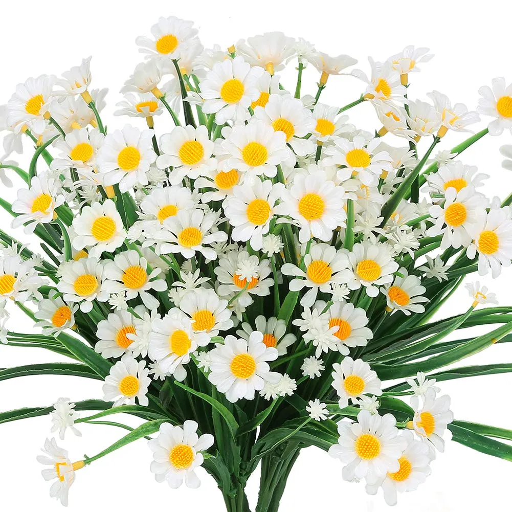 1 Bundles Outdoor Artificial Daisies