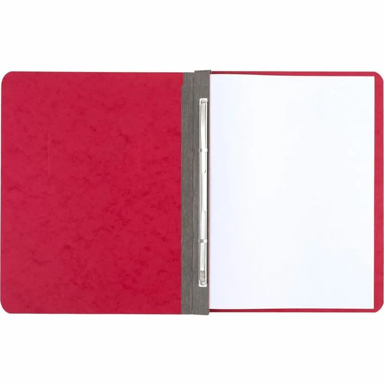 ACCO Presstex Report Cover, Side Bound, Prong Clip, Letter, 3 Cap, Executive Red (ACC25079)