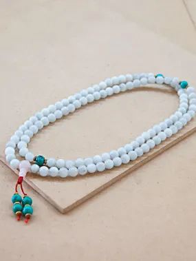 Aquamarine Mala Bead