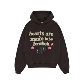 Broken Planet Hearts Are Made To Be Broken Hoodie Soot Black