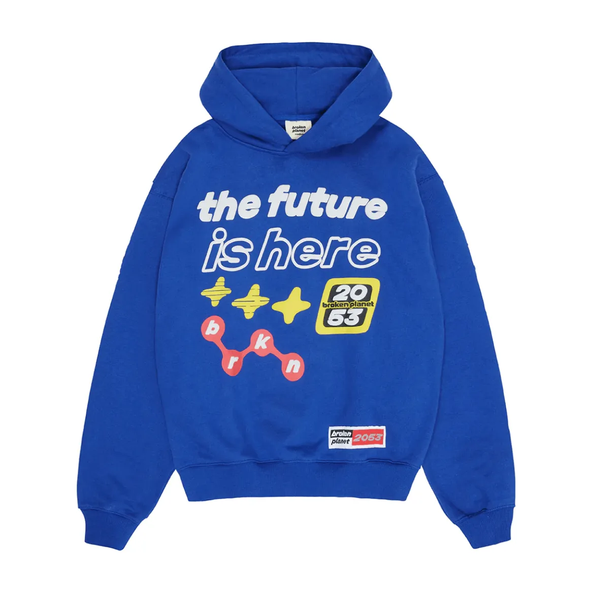 Broken Planet The Future Is Here Hoodie Blue