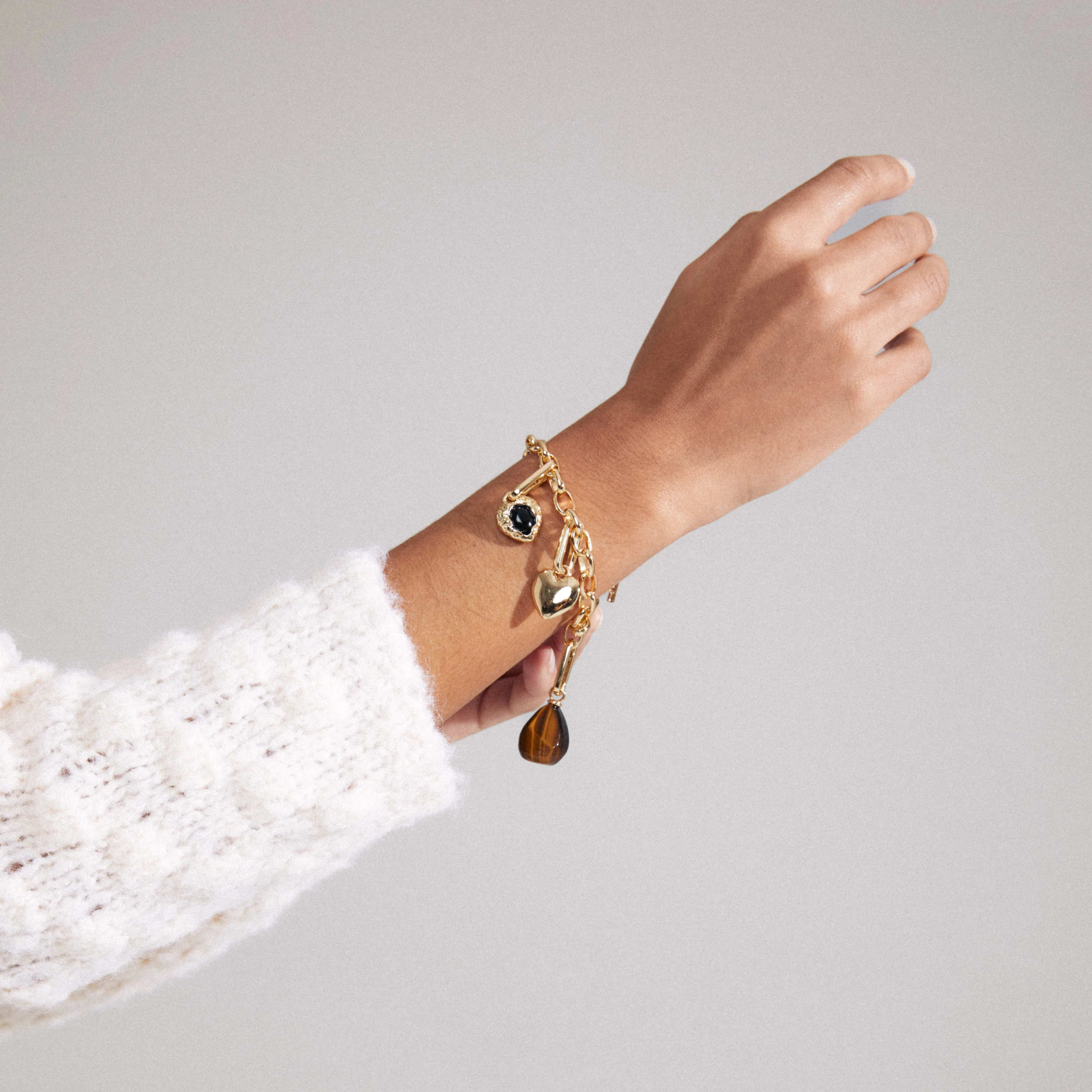 CHARM recycled bracelet gold-plated