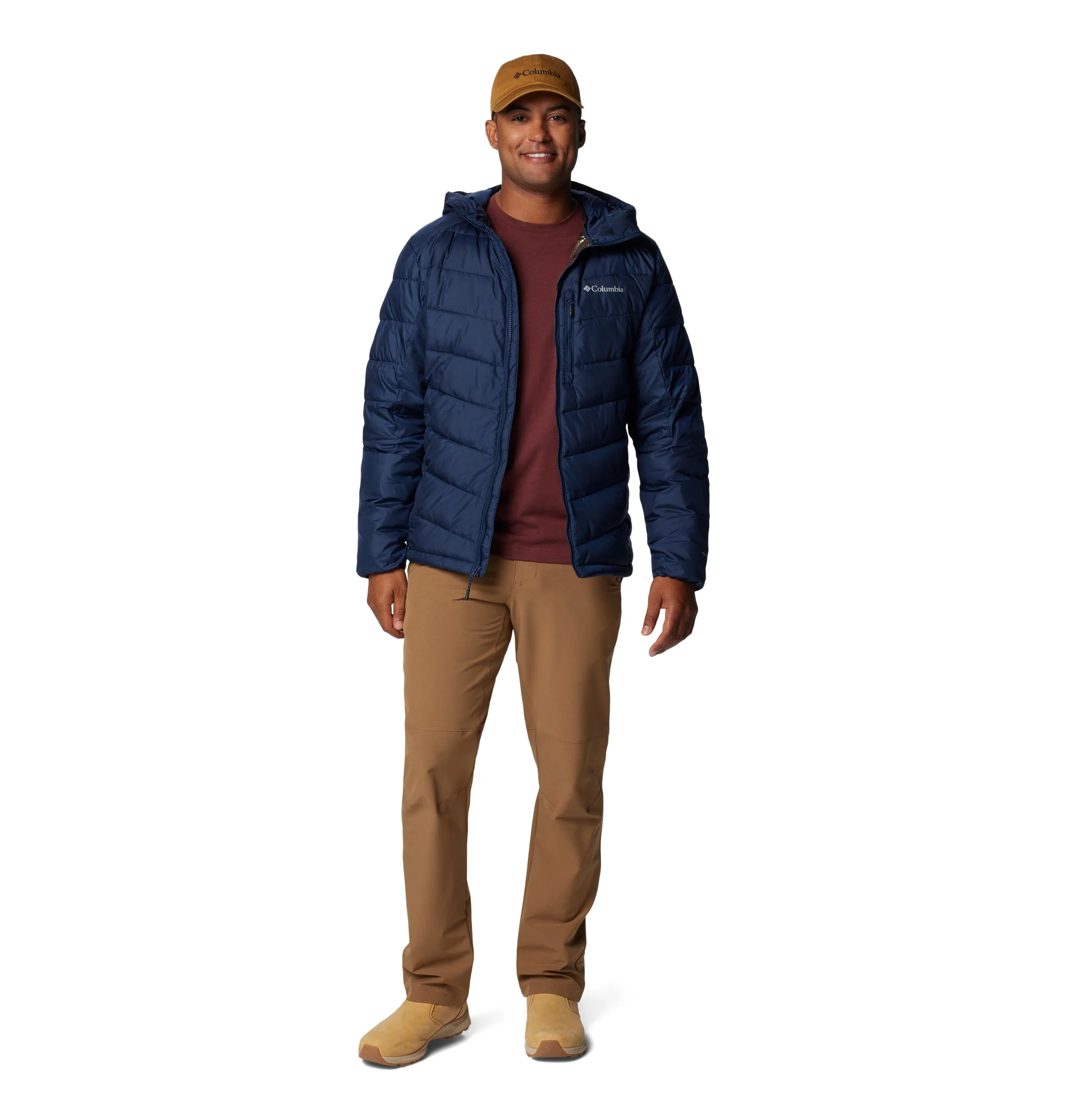 Columbia Men's Labyrinth Loop II Hooded Insulated Jacket (Collegiate Navy)