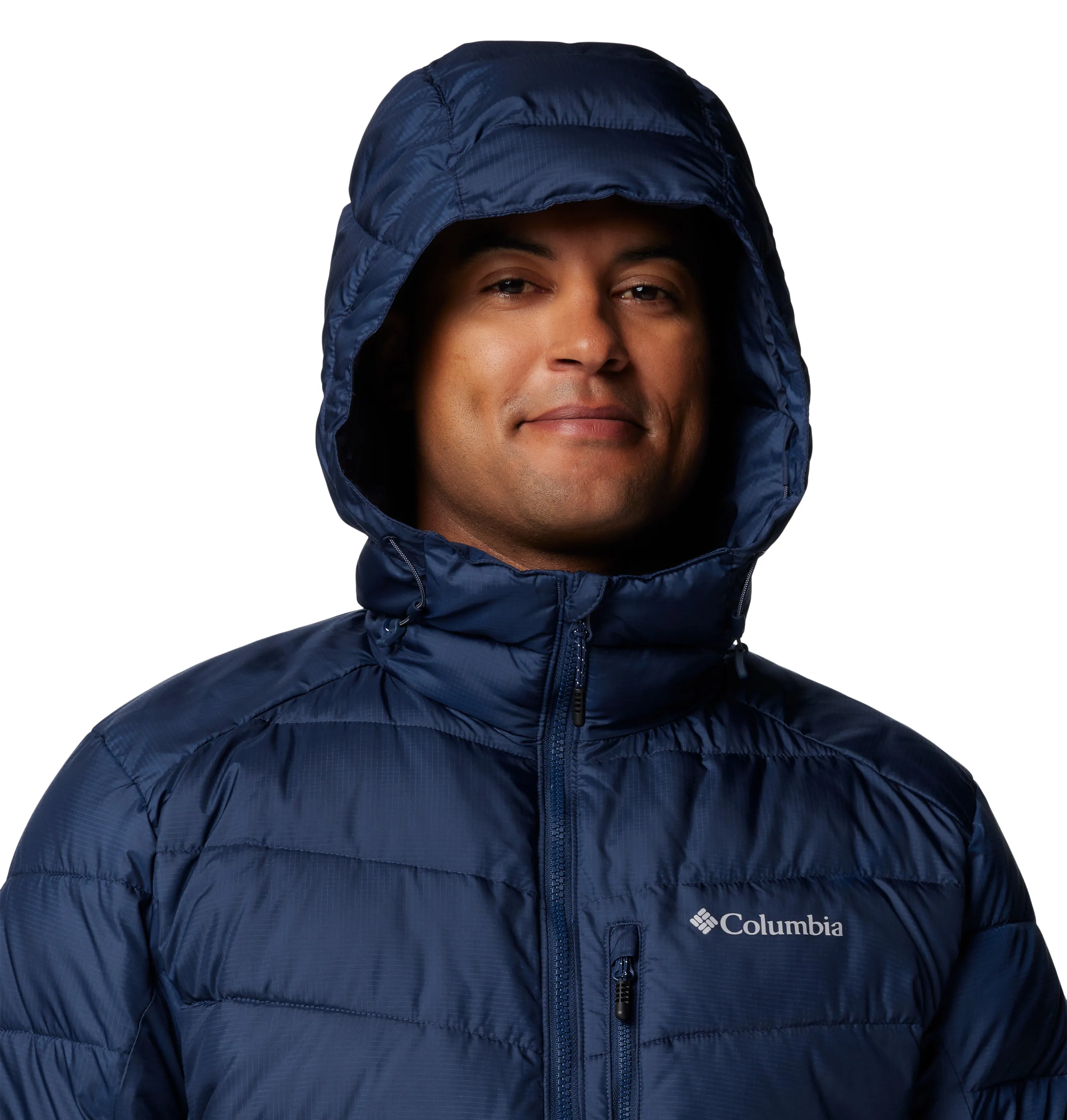 Columbia Men's Labyrinth Loop II Hooded Insulated Jacket (Collegiate Navy)