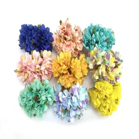 Decorative Artificial Dendrobium Fabric Flower for Party Decor Gifts, Craft or Textile - Design 19