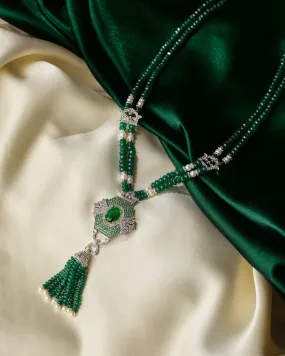 Deepa's Emerald Splendor Necklace