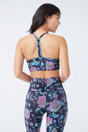 DuoKnit Y-Back Bralette in Bright Baroque