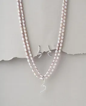 Elegant Real Pearl Necklace Set