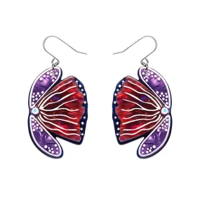 Erstwilder x Lauren Rogers - Fervent Feather Flower Drop Earrings