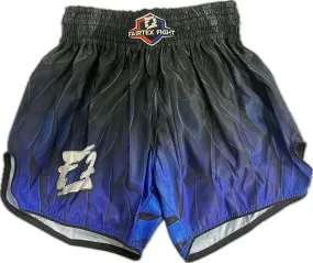 Fairtex Fight Muay Thai Shorts Dark Spirit Black Blue