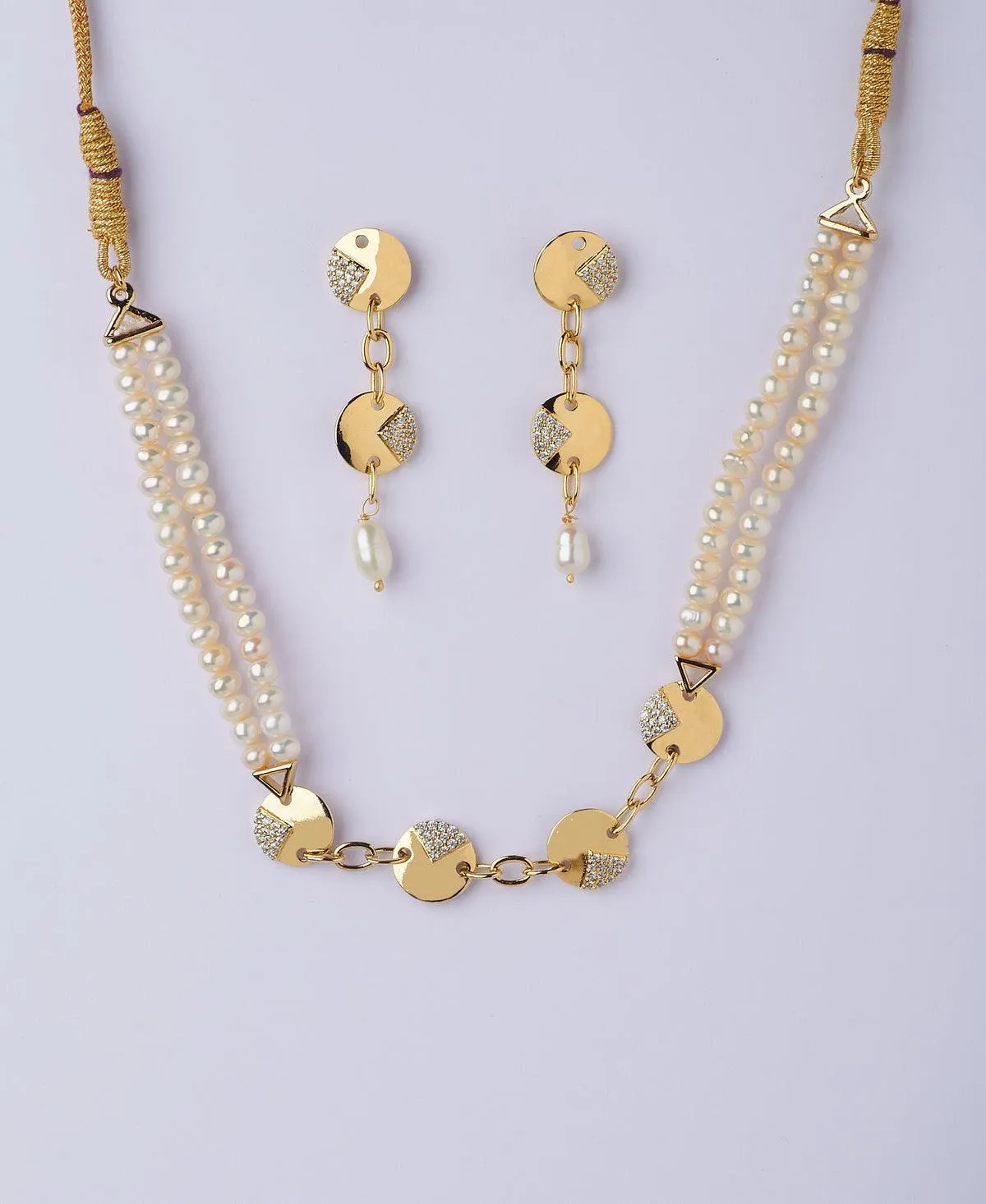 Fashionable Real Pearl Choker Set