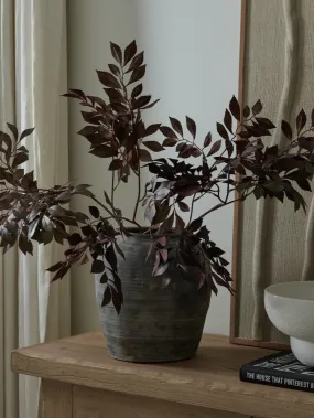 Faux Burgundy Parvifolia Spray