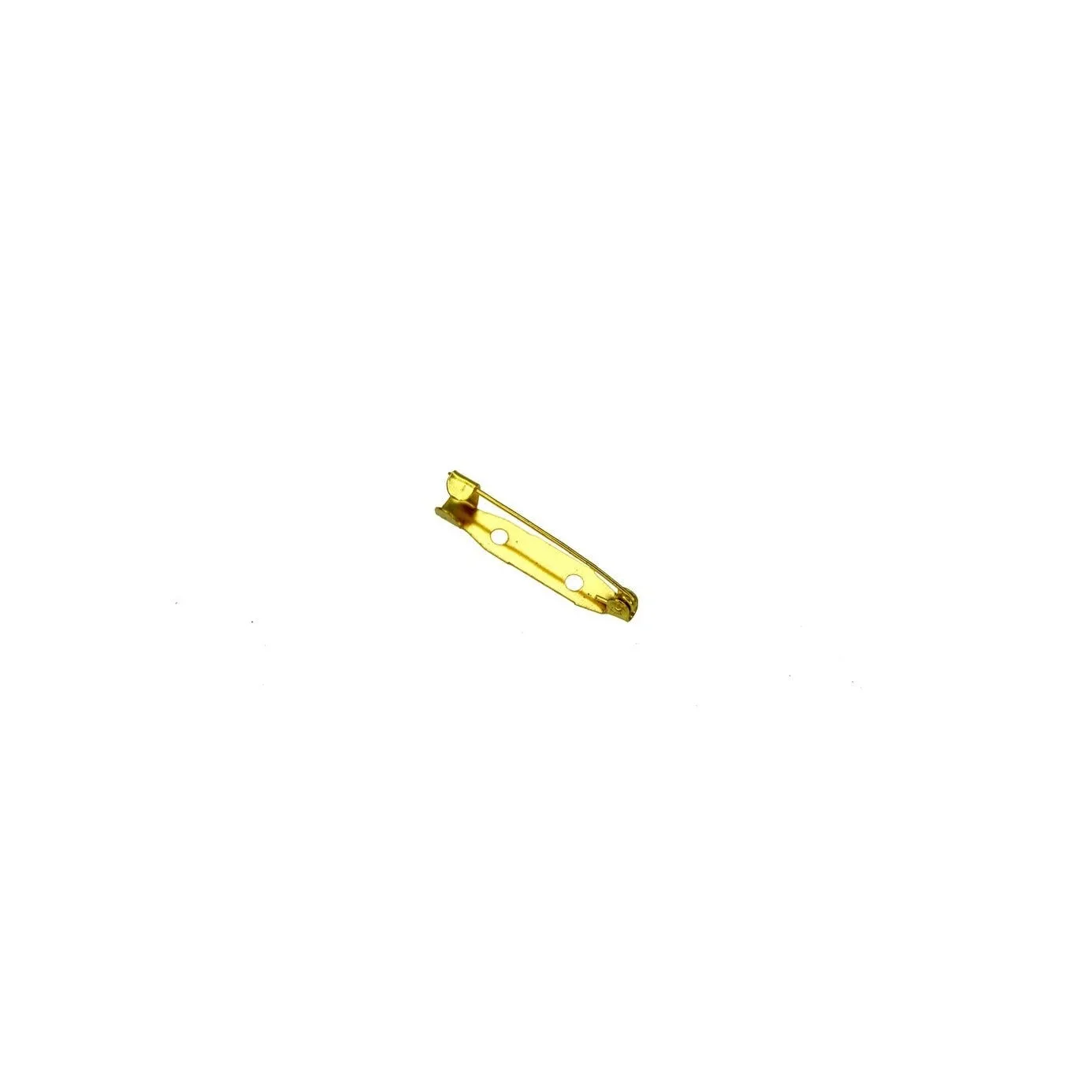 Golden Metal Finish Durable Flat base Pin for Craft or Decoration - 11577