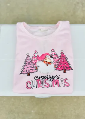 Jolly Pink Holiday Top