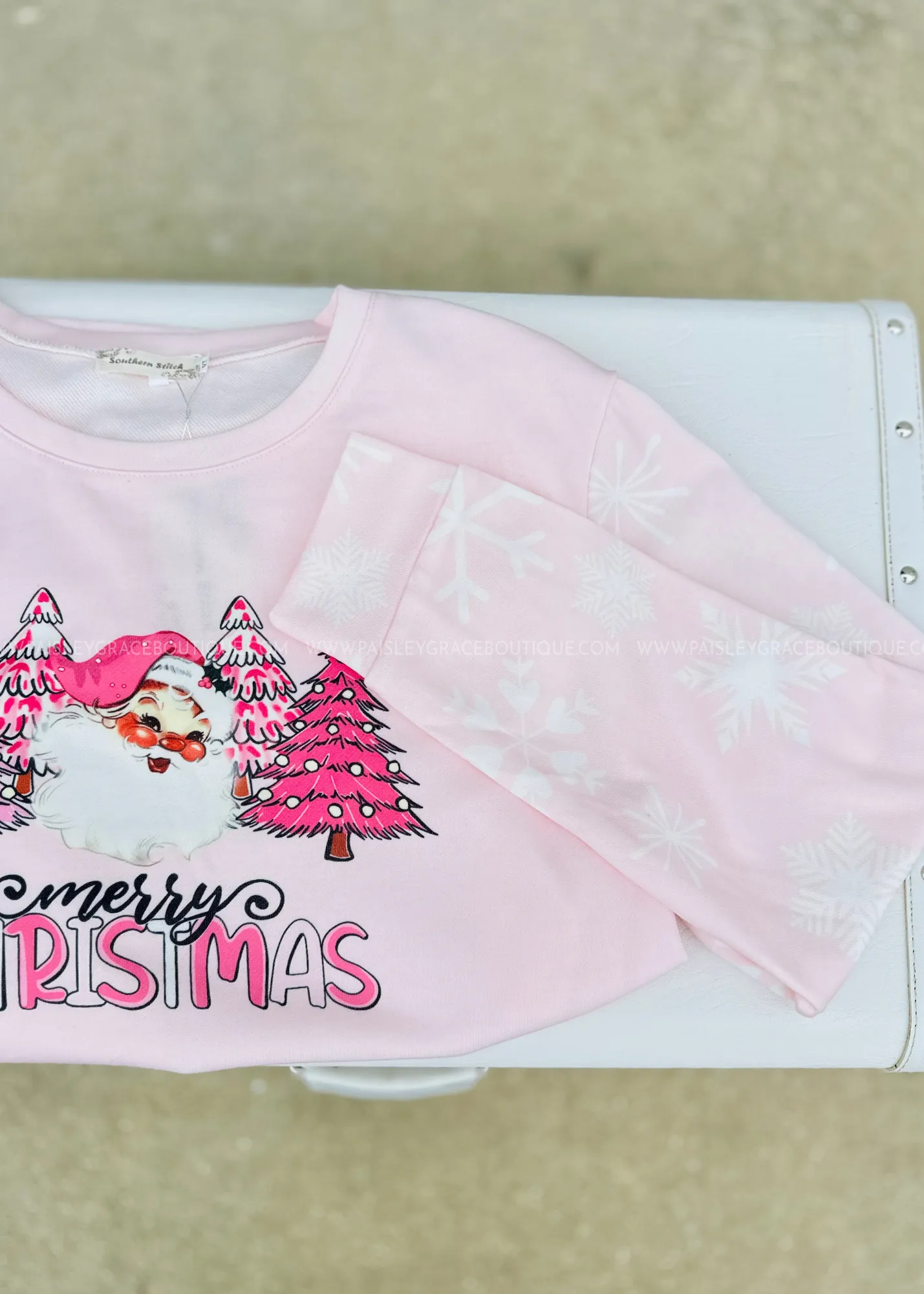 Jolly Pink Holiday Top