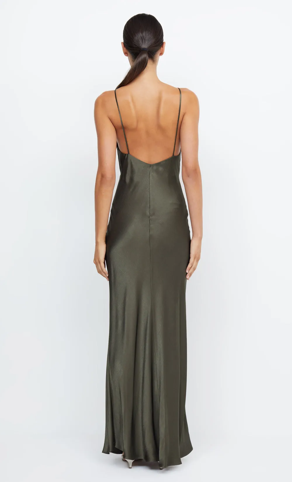 MOON DANCE V MAXI DRESS - DARK WILLOW