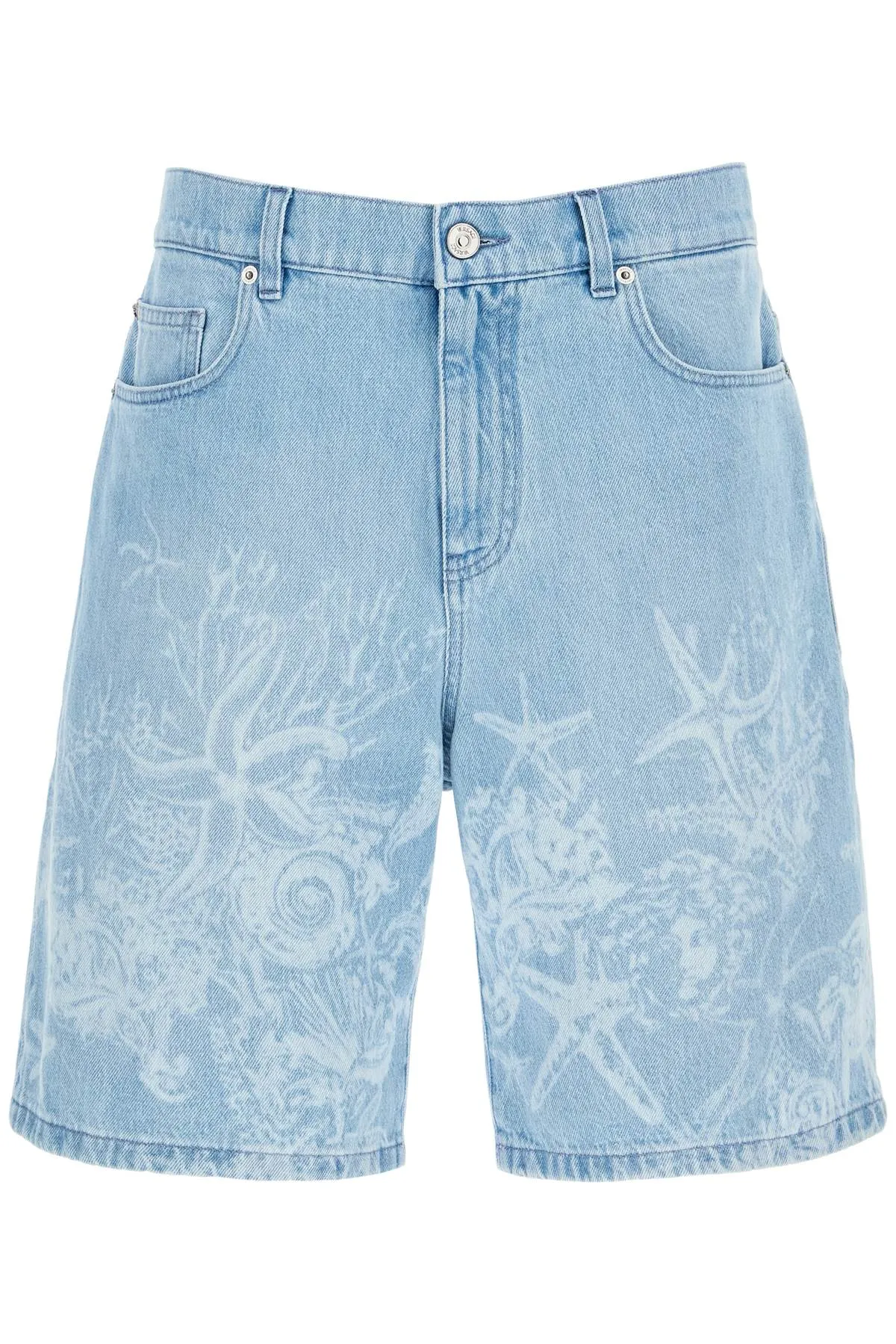 VERSACE baroque sea denim lasered