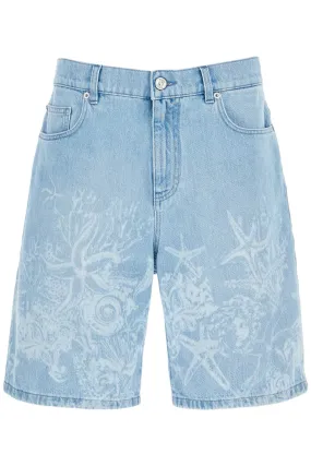 VERSACE baroque sea denim lasered