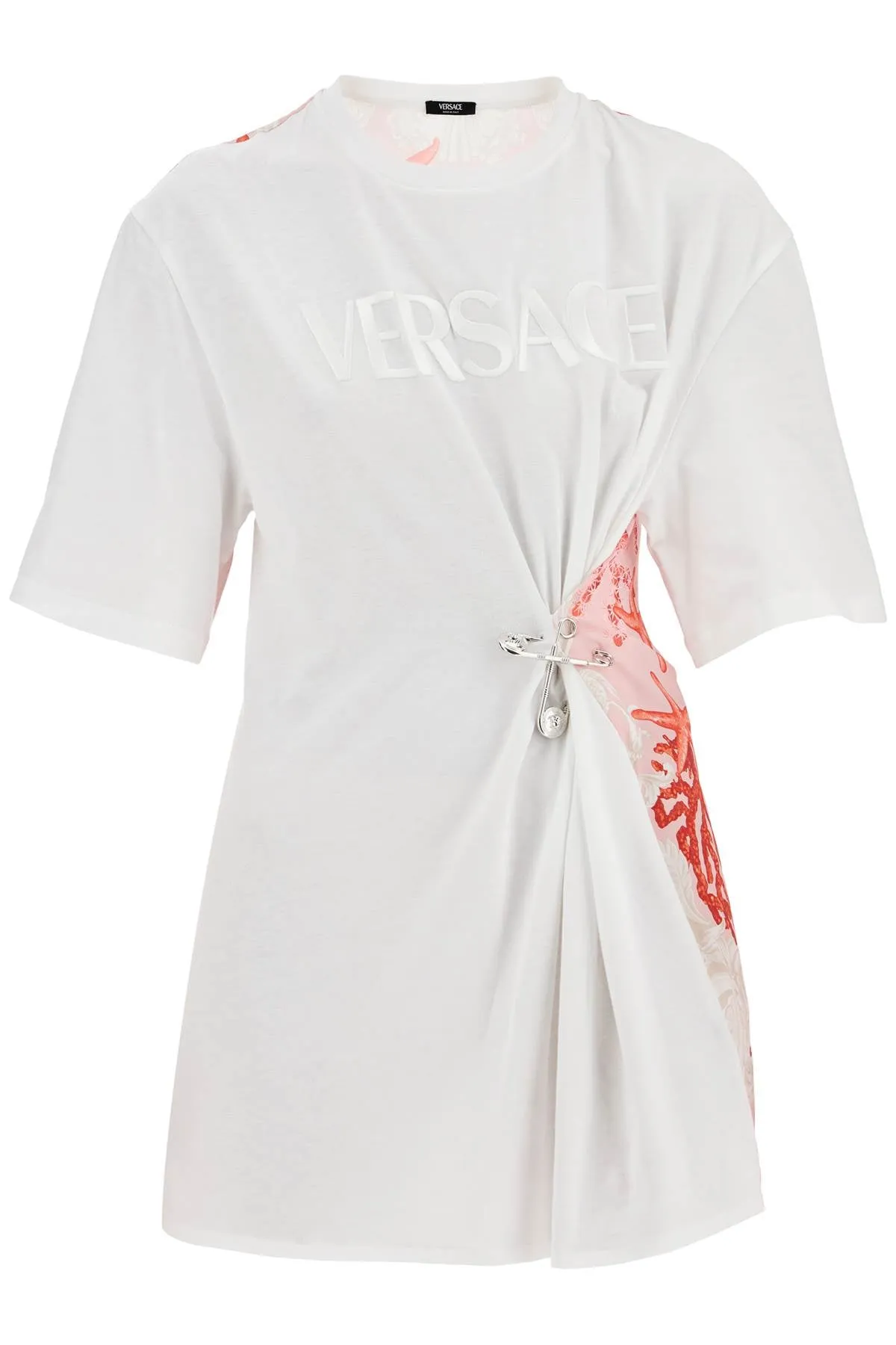 VERSACE baroque sea safety pin t