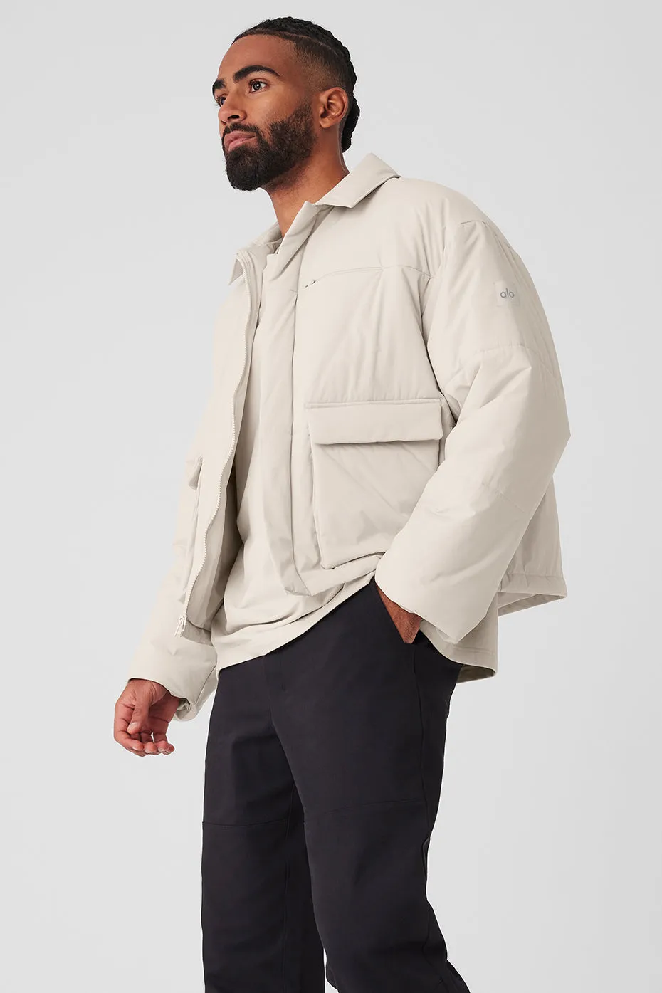 Voyage Utility Cargo Jacket - Bone